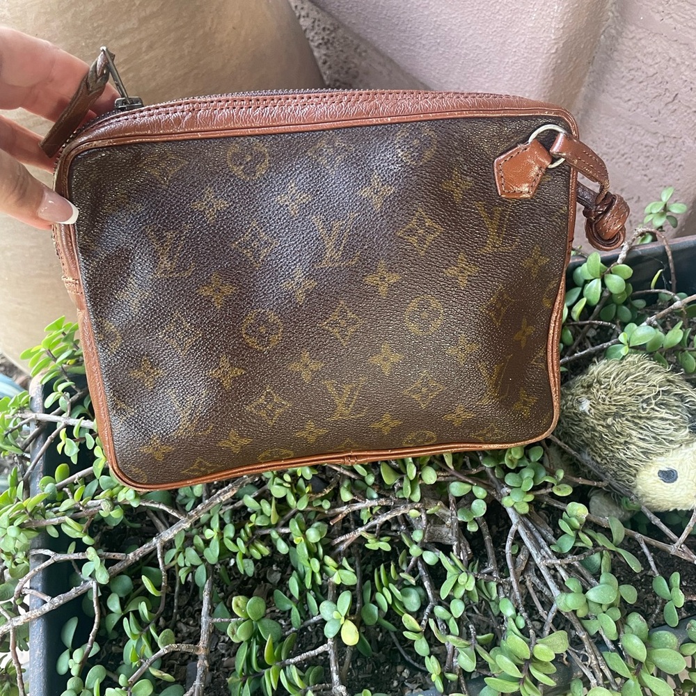 Louis Vuitton Brown Monogram Pouch